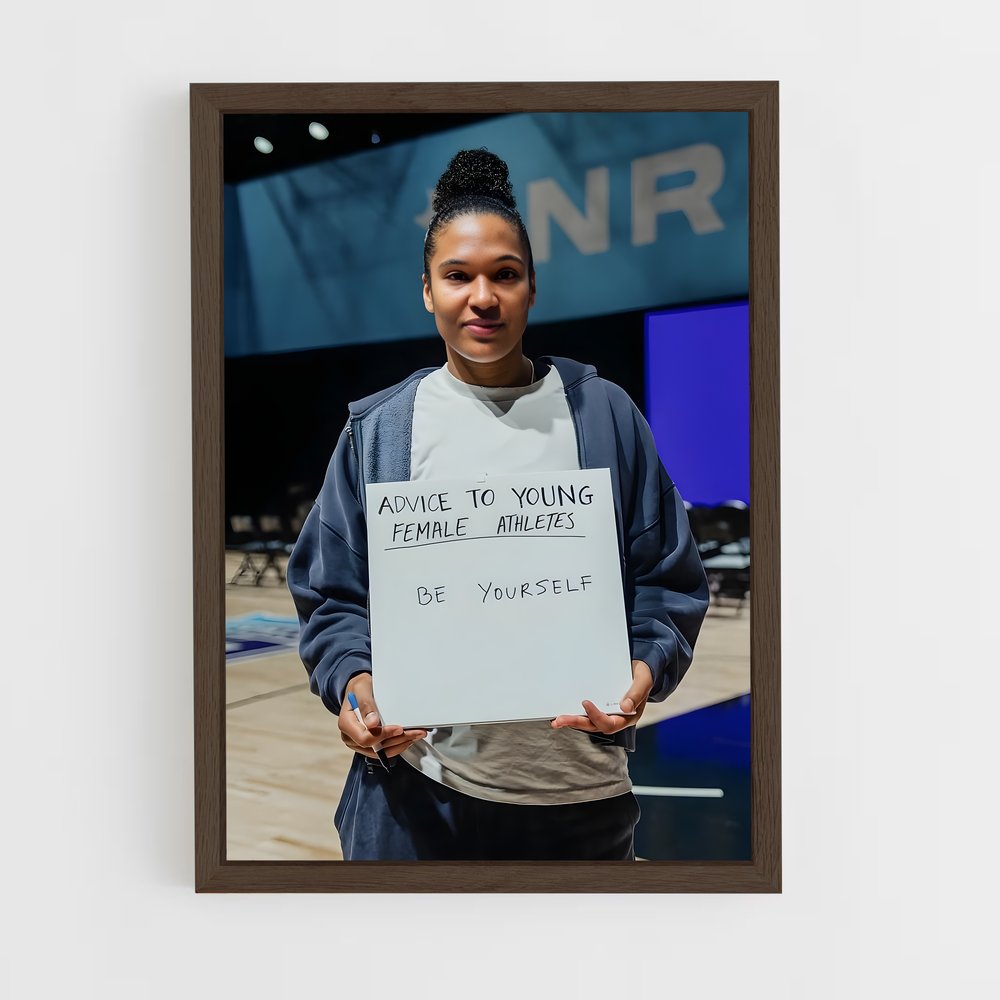 Poster Be Yourself – affiche Basketball (vue 5)
